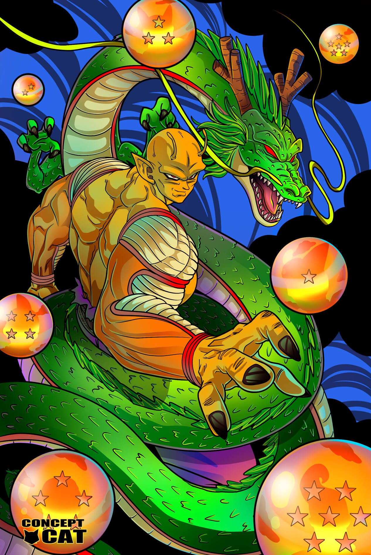 Orange Piccolo - Commission for Christopher Sabat